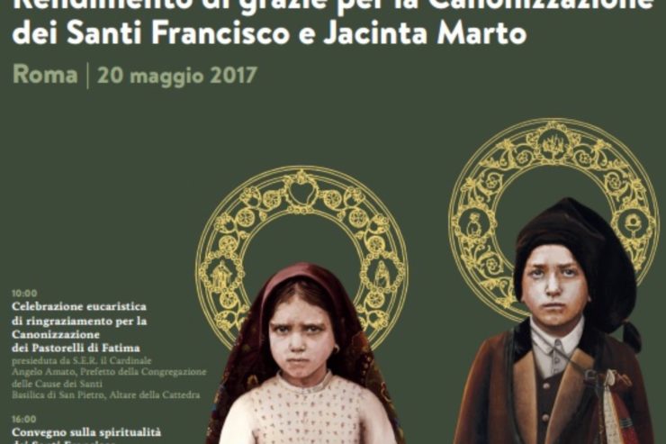 Vaticano: Misa de acción de gracias por la canonización de Jacinta y Francisco Marto