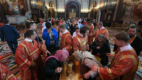 La reliquia de san Nicolás que el Vaticano llevó a Rusia fue venerada por 2,5 millones de personas