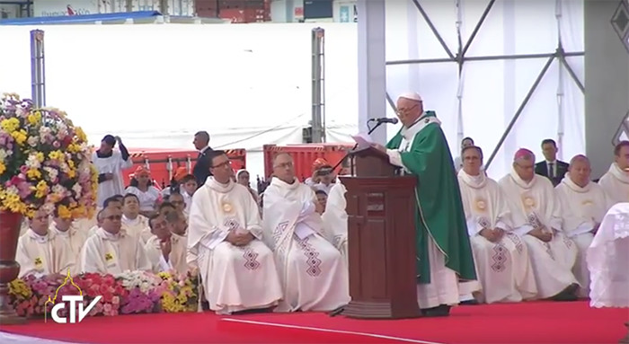 Accede a la homilía del Papa Francisco en la Misa en Cartagena