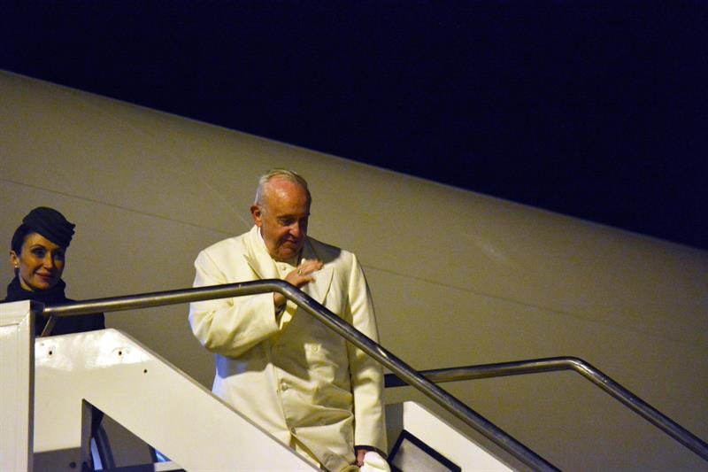 El Papa Francisco ya se encuentra en Myanmar y da inicio a su viaje apostólico