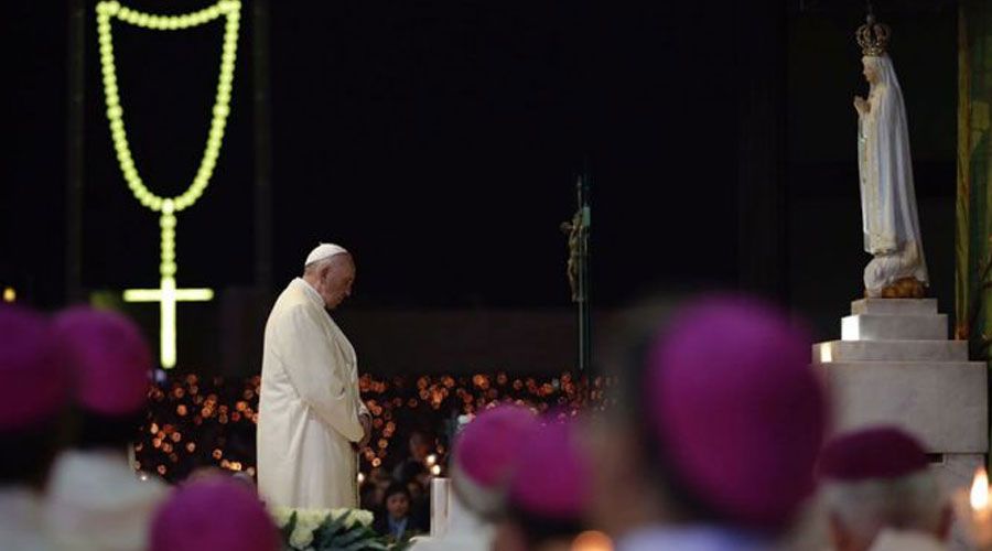 El Santuario de Fátima reza por el Papa Francisco en aniversario de su elección