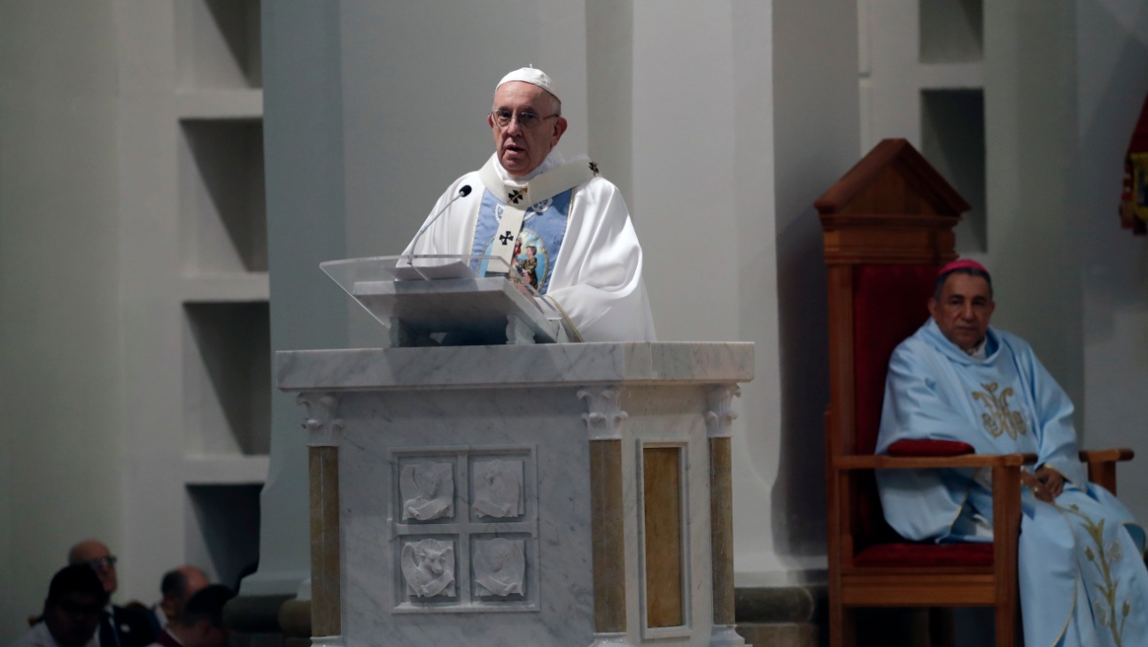 Homilía del Papa en la Misa de consagración del altar de Catedral Santa María la Antigua