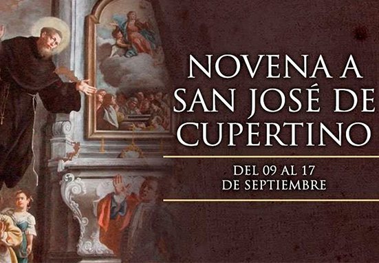 Inicia la novena a San José de Cupertino, conocido como el santo volador