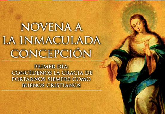 Haz la Novena a la Inmaculada Concepción-Primer día