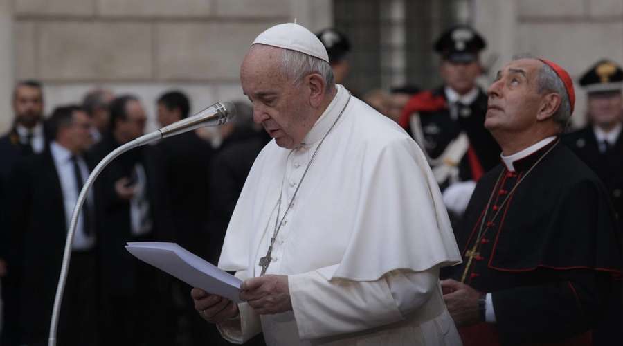 Esta es la emotiva oración que el Papa Francisco rezó ante la Inmaculada en Roma