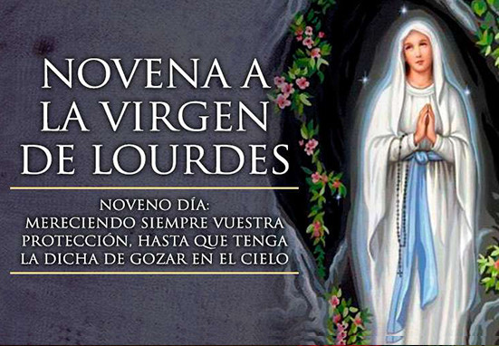 Reza la Novena a la Virgen de Lourdes con Mater Mundi – Noveno día