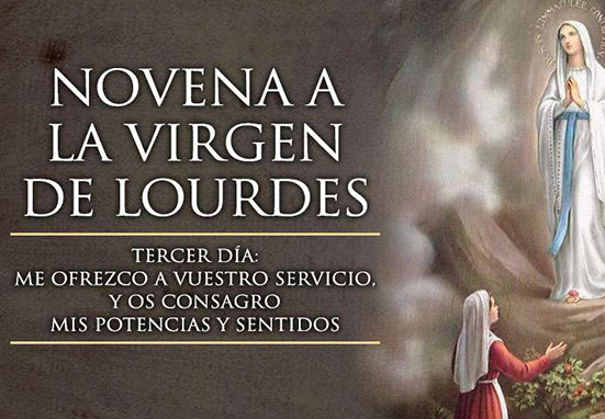 Reza la Novena a la Virgen de Lourdes con Mater Mundi – Tercer día