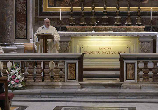 Papa Francisco por 100 años de nacimiento de San Juan Pablo II “era hombre de Dios”