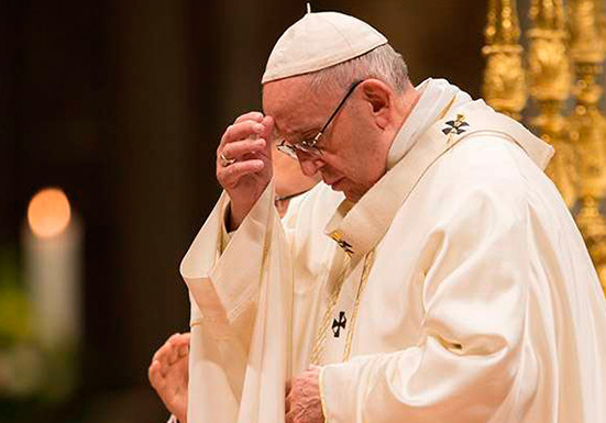 Papa Francisco confía a la Virgen de Guadalupe actos de violencia en los Estados Unidos