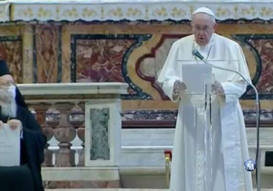 Homilía del Papa Francisco en encuentro Nadie se salva solo, paz y fraternidad