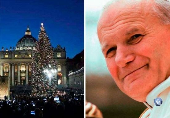 El árbol de Navidad del Vaticano tendrá un estrecho vínculo con San Juan Pablo II