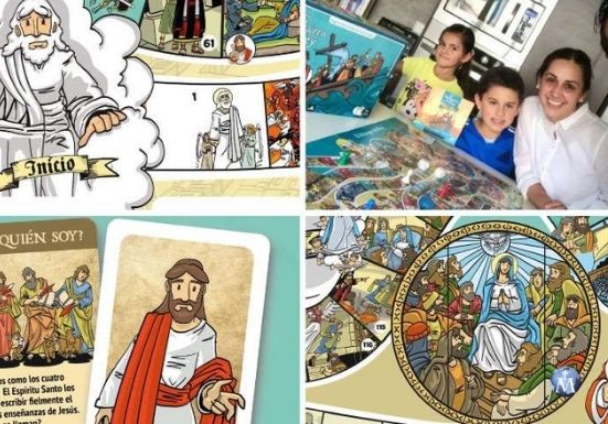 Padre católico crea juego de mesa para formar a su hijo en la fe durante pandemia