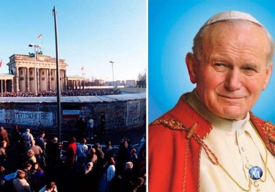 ¿Cómo influyó San Juan Pablo II en la caída del Muro de Berlín?