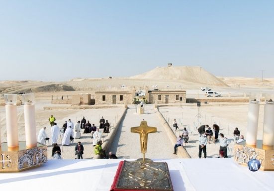 Después de 54 años, celebran primera Misa en el río Jordán donde Jesús fue bautizado