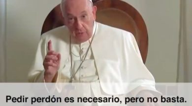 Video del papa marzo 2023