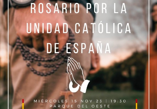 Llamamiento urgente de iniciativas laicas para sumarse al rezo del santo rosario por la paz y unidad de España